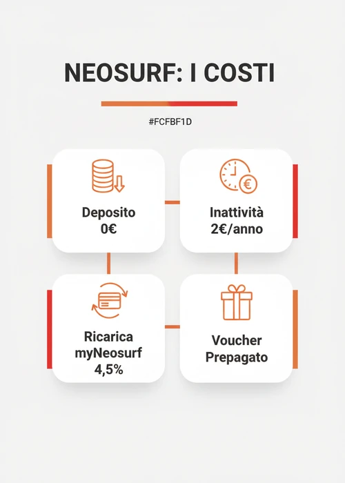 Carta prepagata Neosurf su un tavolo con smartphone e carte di credito, simbolo di pagamento online sicuro